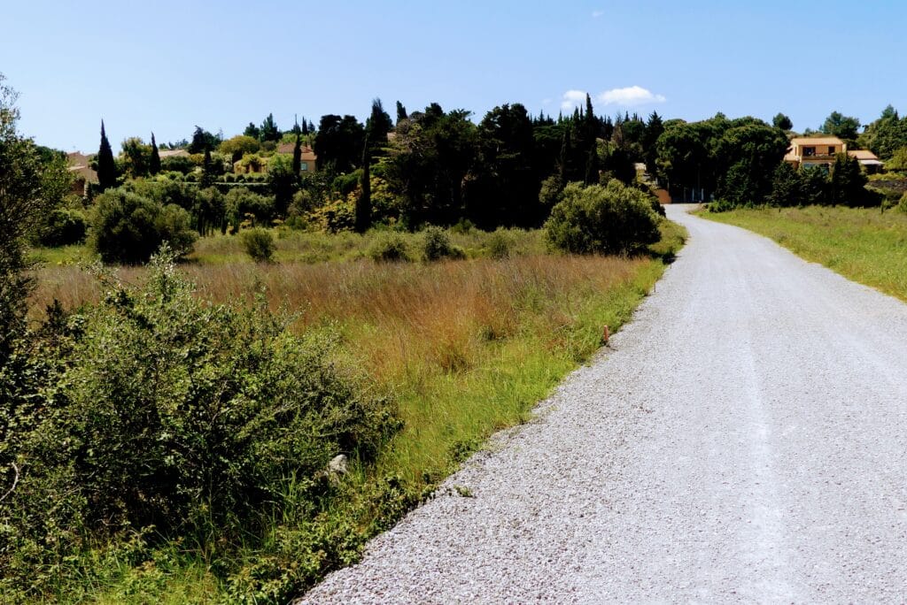Route illégale construite en 2018 à La Palme (11480) © John Marcus 2019