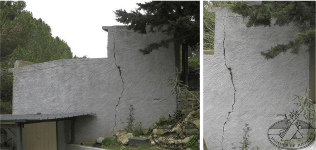 Photographies prises par un commissaire de justice le 29 mars 2022 attestant de l’état de délabrement de l’ancien bassin communal abandonné à la fin des années 2000. Photos © SCP VUILLEMIN CHAZEL BOULEY 2022